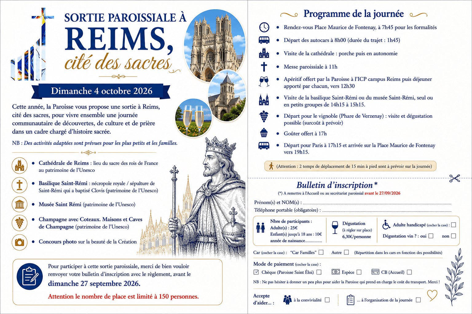 Sortie paroissiale à Reims